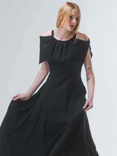 Draped Double Layer Slim Fit Dress [] - Emin & Paul - Modalova