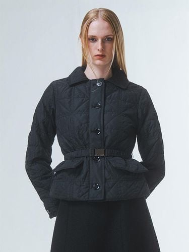 Quilted Tailored Belted Jacket [] - Emin & Paul - Modalova