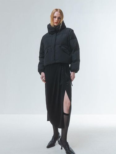 Cropped Detachable Sleeve Down Jacket [] - Emin & Paul - Modalova