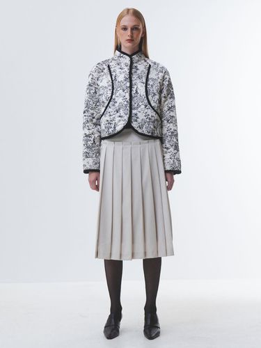 Floral Pattern Quilted Cotton-Blend Jacket - Emin & Paul - Modalova