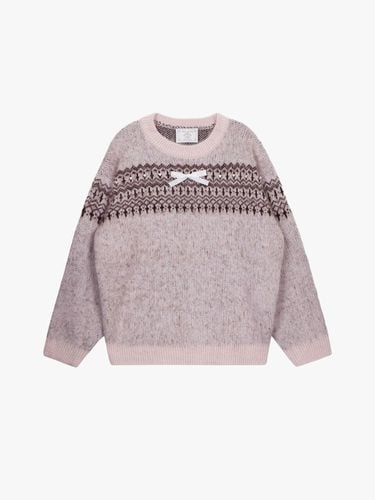 Soft Jacquard Pearl Detail Sweater [Pink] - PINK PINEAPPLE - Modalova