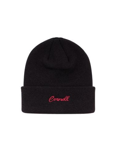 Cornell Logo Embroidered Soft-touch Acrylic Beanie [Beige] - ULKIN CANVAS - Modalova