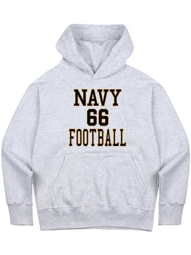 Cotton Heavy Rib Military Football Hoodie [NAVY] - NAVY TEAM - Modalova