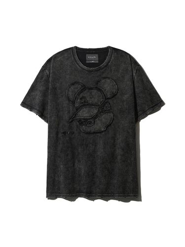 Disney Mickey Mouse Snow Washed Semi-Overfit T-shirt [] - ULKIN - Modalova