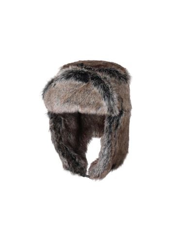 Russian-inspired Premium Acrylic-Polyester Trooper Hat [BROWN] - LECYTO - Modalova