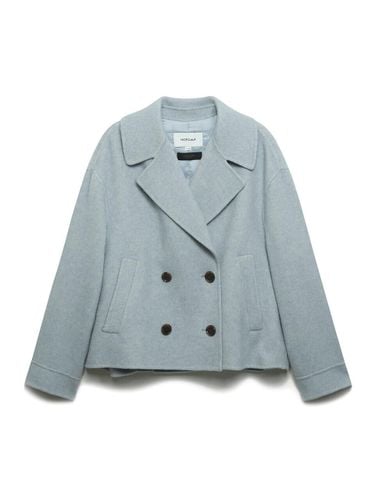 Wool Cashmere Short Double Coat (N244MWC941) - NICE CLAUP - Modalova