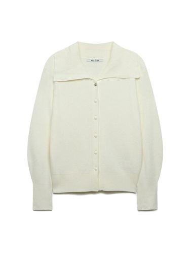 Collar Knit Classic Cardigan (A244PWK967) - NICE CLAUP - Modalova