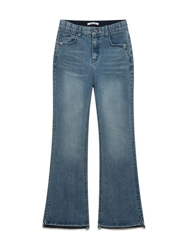 Slim Boot-Cut Cotton Blend Denim Pants (A244PWNA03) - NICE CLAUP - Modalova