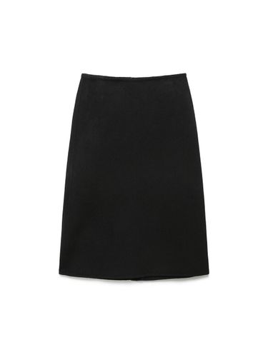 Semi A-Line Handmade Wool Skirt (A244PWS903) - NICE CLAUP - Modalova