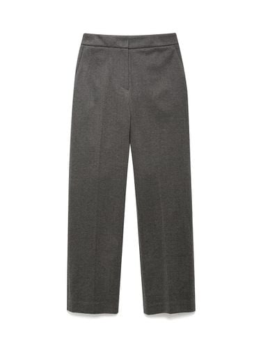 Herringbone Straight-Fit Tailored Pants (A244PWP924) - NICE CLAUP - Modalova