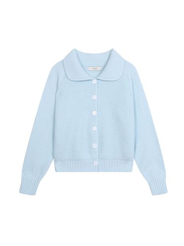 Honeycomb Stitch Round Collar Fluffy Cardigan (TJCCI7939) - VIKI - Modalova