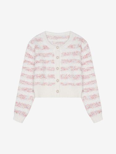 Pastel Stripe Regular Fit Cardigan (TKCCA2922) - VIKI - Modalova