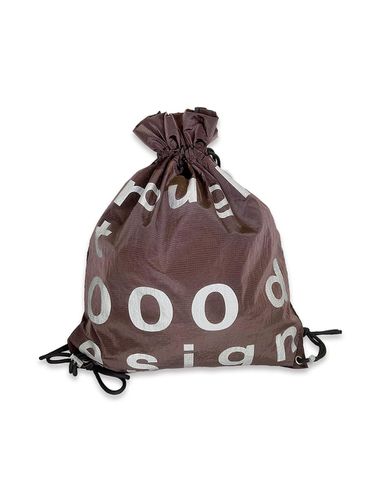 Lightweight Ripstop Nylon Design Gym Sack [BROWN] - NOUGHT - Modalova