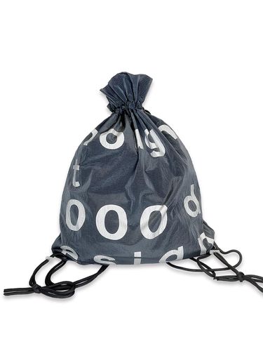 Design Lightweight Ripstop Gym Sack [Charcoal] - NOUGHT - Modalova