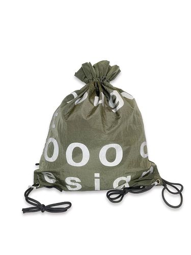 Ripstop Nylon Minimalist Design Gym Sack [Khaki] - NOUGHT - Modalova