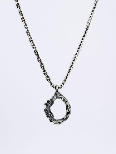 Sterling Silver Handcrafted Pendant Necklace [Silver] (HR 336N) - HARANG - Modalova