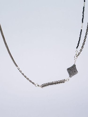 Sterling Handcrafted Silver Necklace [Silver] (HR394N) - HARANG - Modalova