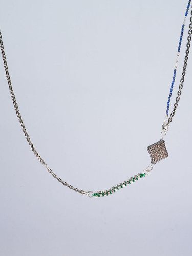 Handcrafted Sterling Silver Necklace [Silver] (HR 395N) - HARANG - Modalova