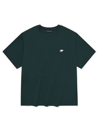 Patch Point Semi-Overfit Short Sleeve T-shirt [Green] - Wacky Willy - Modalova