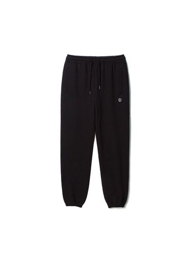 Cotton Adjustable Elastic Jogger Pants [Black] (RTW-PT046N) - VERUTUM - Modalova