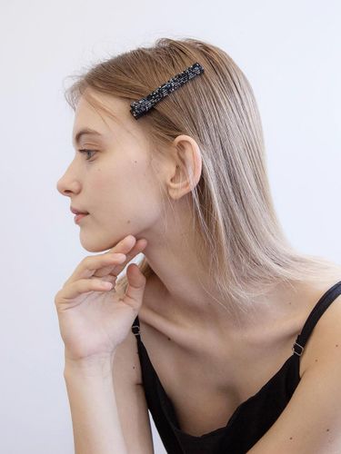 Austrian Crystal Embossed Texture Hair Clip (LFSL0228) - Jean Paul Clarisse - Modalova