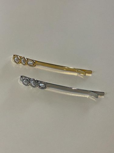 Pearl Metal Hair Pin [2colors] (AR223019) - ANNAFLAIR1986 - Modalova