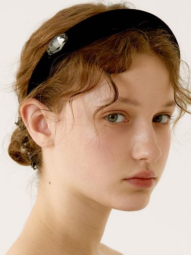 Austrian Crystal Velvet Luxury Headband (JP-23-352HB) - Jean Paul Clarisse - Modalova