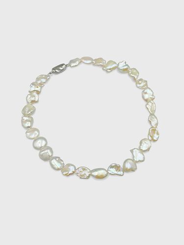 Baroque Freshwater Pearl Platinum-Plated Necklace [] (JS-22-019N) - Jean Paul Clarisse - Modalova