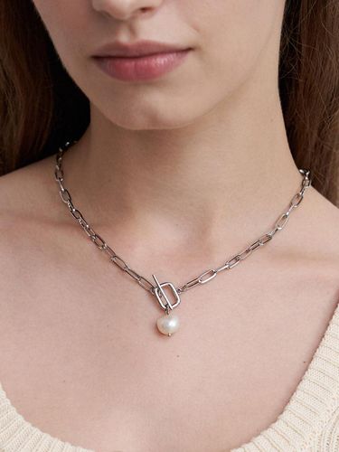 Pearl Square Toggle Chain Necklace (AN4230004) - ANNAFLAIR1986 - Modalova