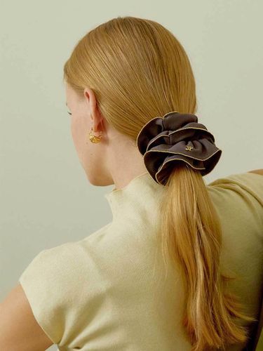 Metal Ball Double Layer Hair Scrunchie (JP-23-377S) - Jean Paul Clarisse - Modalova