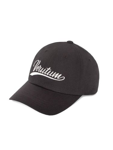 Wave Logo Cotton 6-Panel Ball Cap [Charcoal] (HW-BC171) - VERUTUM - Modalova