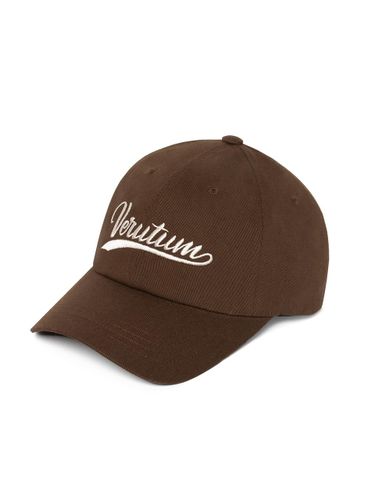 Wave Logo Cotton 6-Panel Ball Cap [Brown] (HW-BC171) - VERUTUM - Modalova