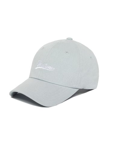 Bio Washed Wave Logo Cotton Cap [Sky Blue] (HW-BC172B) - VERUTUM - Modalova