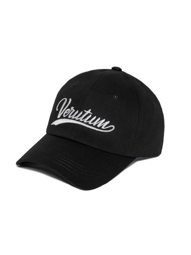 Wave Logo Cotton 6-Panel Ball Cap [Black] (HW-BC171) - VERUTUM - Modalova