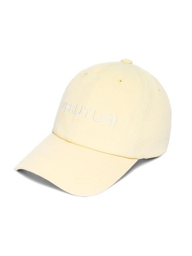 Front Logo Bio Washing Deep Baseball Cap [Yellow] (HW-BC147B) - VERUTUM - Modalova