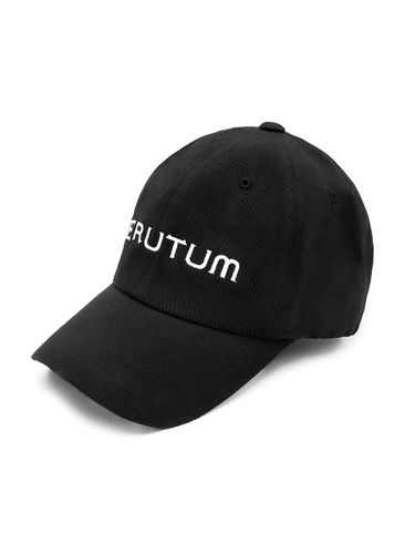 Front Logo Bio Washing Deep Cotton Baseball Cap [Black] (HW-BC147B) - VERUTUM - Modalova