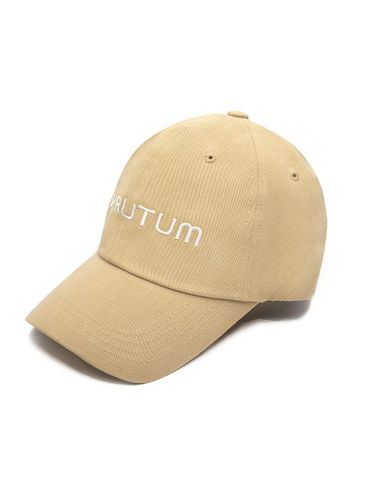 Front Logo Bio Washing Deep Cotton Cap [Beige] (HW-BC147B) - VERUTUM - Modalova