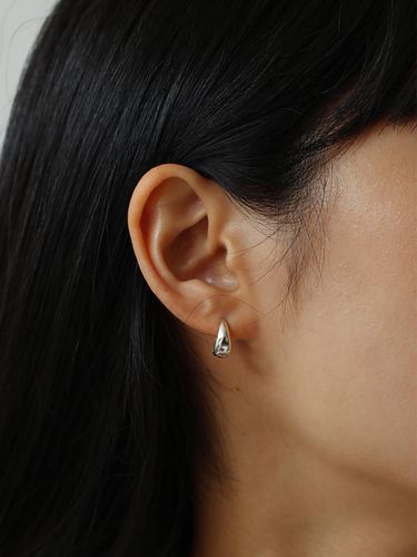 Sterling Water Drop One-touch Earrings [] - NORMALLEE - Modalova