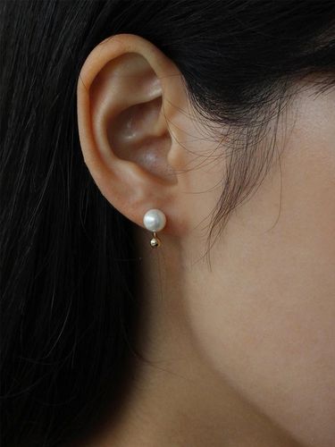 K Curling Pearl Piercing - NORMALLEE - Modalova