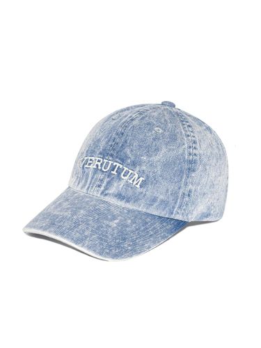 Ivy League Embroidered Cotton Ball Cap [Light Denim] (HW-BC177DN) - VERUTUM - Modalova