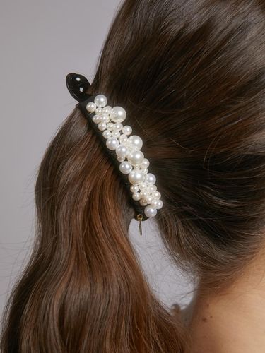 Mixed Pearl Artisanal Weave Banana Hair Pin (JP-24-454BA) - Jean Paul Clarisse - Modalova