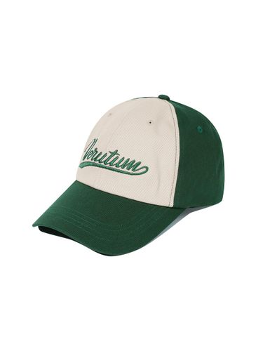 Two Tone Wave Logo Cotton Ball Cap [Green] (HW-BC192) - VERUTUM - Modalova