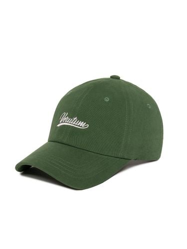 Bio Washed Wave Logo Cotton Cap [GREEN] (HW-BC172B) - VERUTUM - Modalova