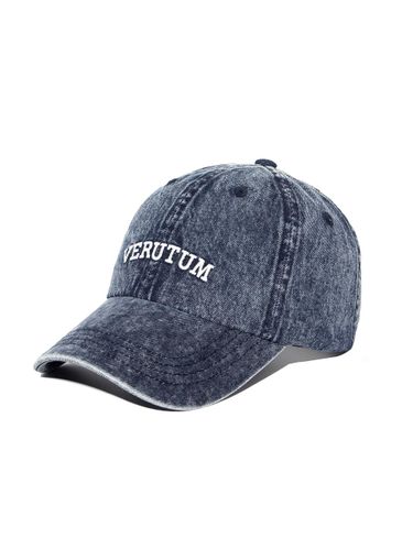 Ivy League Cotton Denim Ball Cap [Medium Denim] (HW-BC177DN) - VERUTUM - Modalova