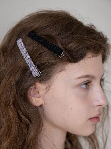 Handcrafted Metallic Crochet Knit Hairpin - MERRYMOTIVE - Modalova