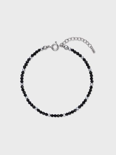 Silver Mini Onyx Bracelet [Beige Gold] - NORMALLEE - Modalova