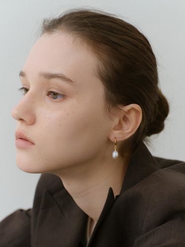 Pearl One-touch Earrings [] - NORMALLEE - Modalova