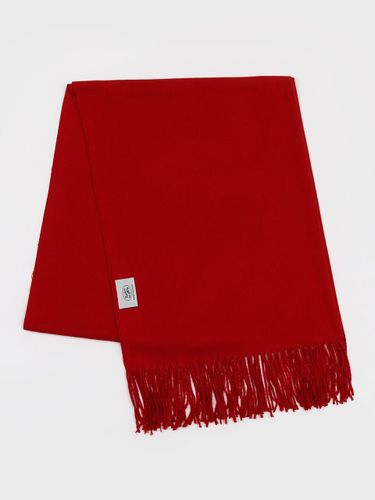 Lightweight Plain Polyester Muffler [RED] - RECLOW - Modalova