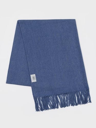 Plain Polyester Skin-friendly Muffler [BLUE] - RECLOW - Modalova