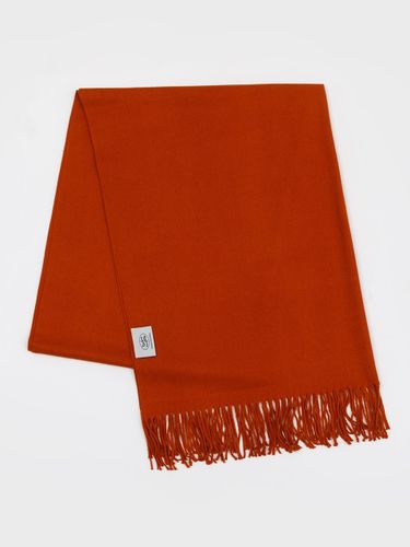 Lightweight Plain Polyester Muffler [ORANGE] - RECLOW - Modalova